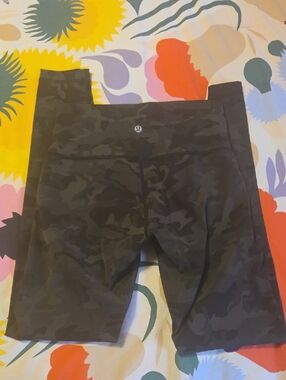 Lululemon athletica Black Camo Leggings